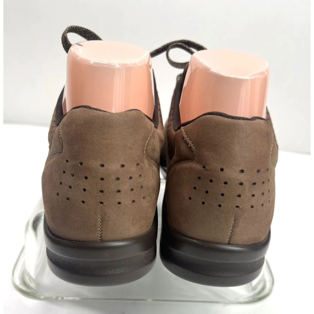 SAS Walk Easy Shoes Size 8 M Brown Nubuck Leather Comfort‎ Made USA New W/O Box